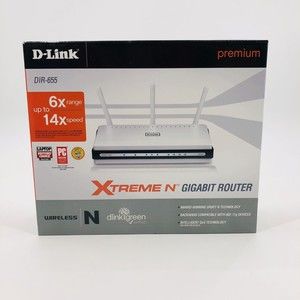 D-Link DIR-655 Xtreme N Gigabit Wireless Router 4 Ports Complete Factory Reset